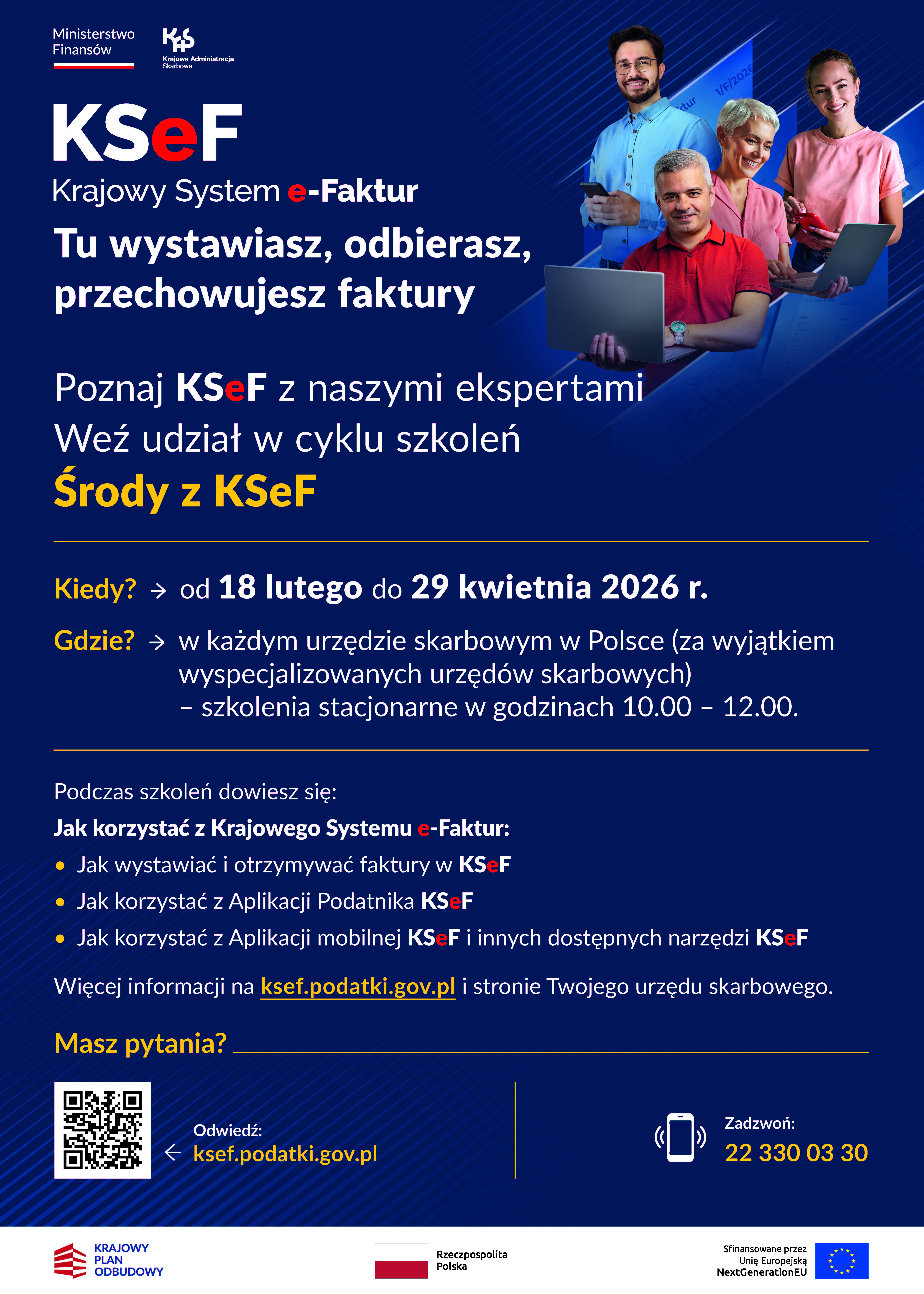 Plakat - środy z KSeF